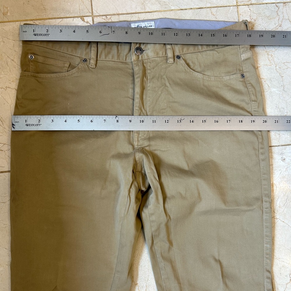 Peter Millar Jeans, Tan, 5-Pocket, Cotton with stretch, Men’s Sz 36 - Picture 6 of 11